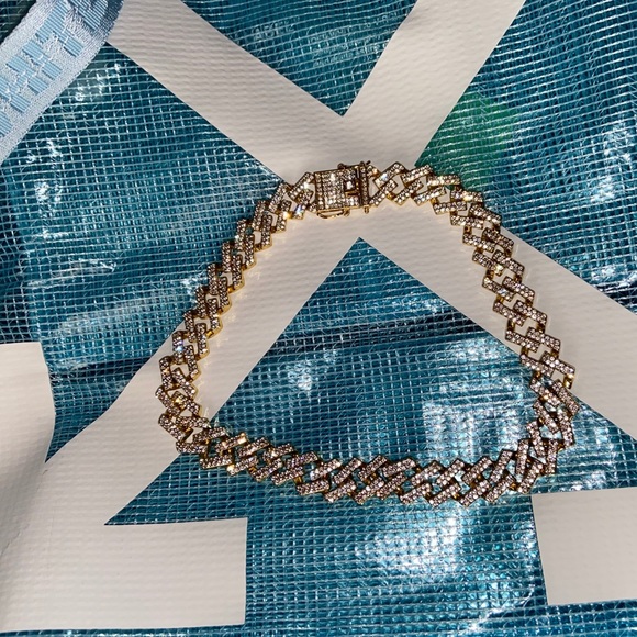 Jagged Edge Gold Cuban Link 💎 | GLD RZÉ - Picture 3 of 4